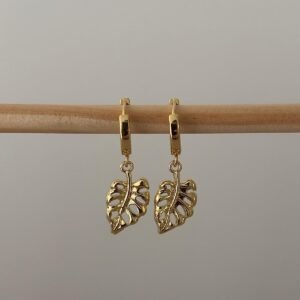 Monstera Earrings